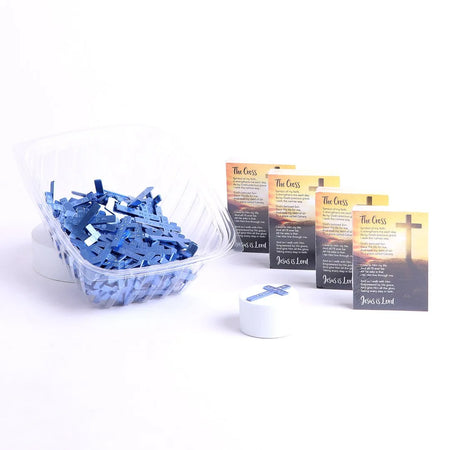 POCKET CROSS AMAZING GRACE BLUE PK200
