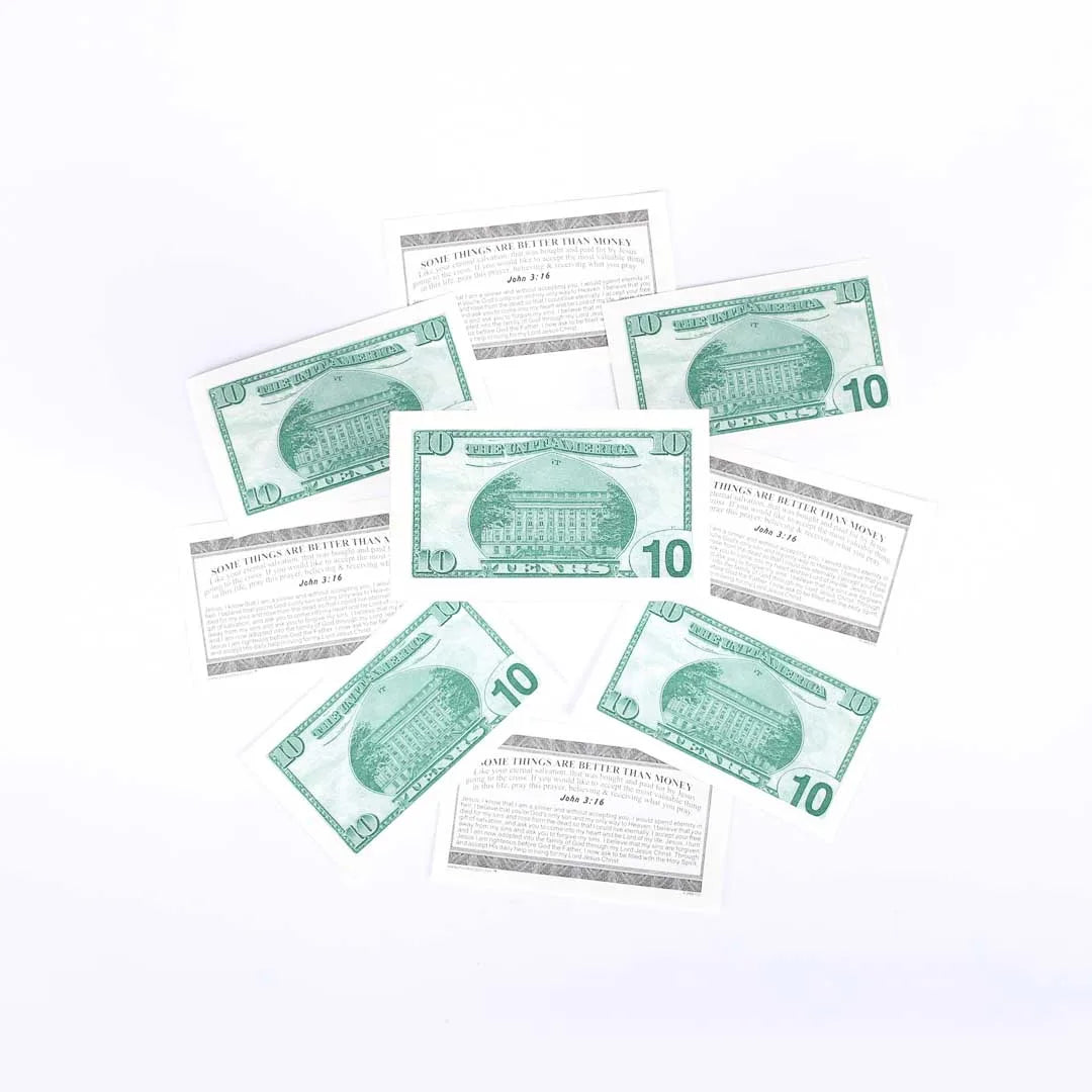 MONEY TRACT ($10.00) 3/100PK