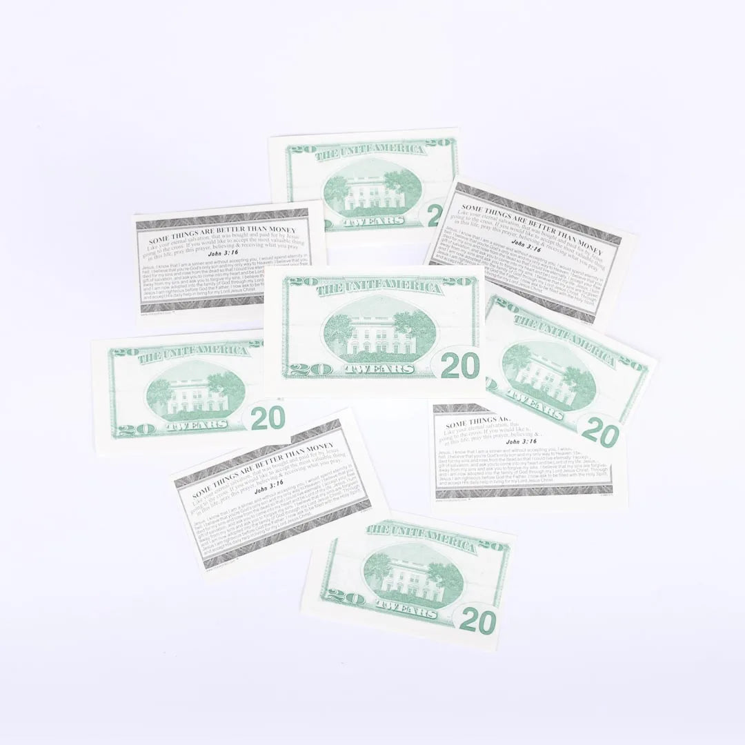 MONEY TRACT ($20.00) 3/100PK