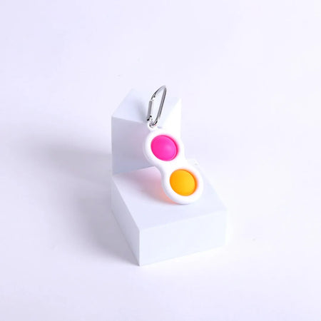 PEACE POPPER KEY CHAIN ASST COLORS