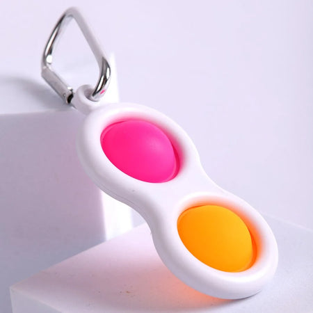 PEACE POPPER KEY CHAIN ASST COLORS