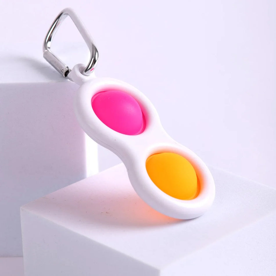 PEACE POPPER KEY CHAIN ASST COLORS