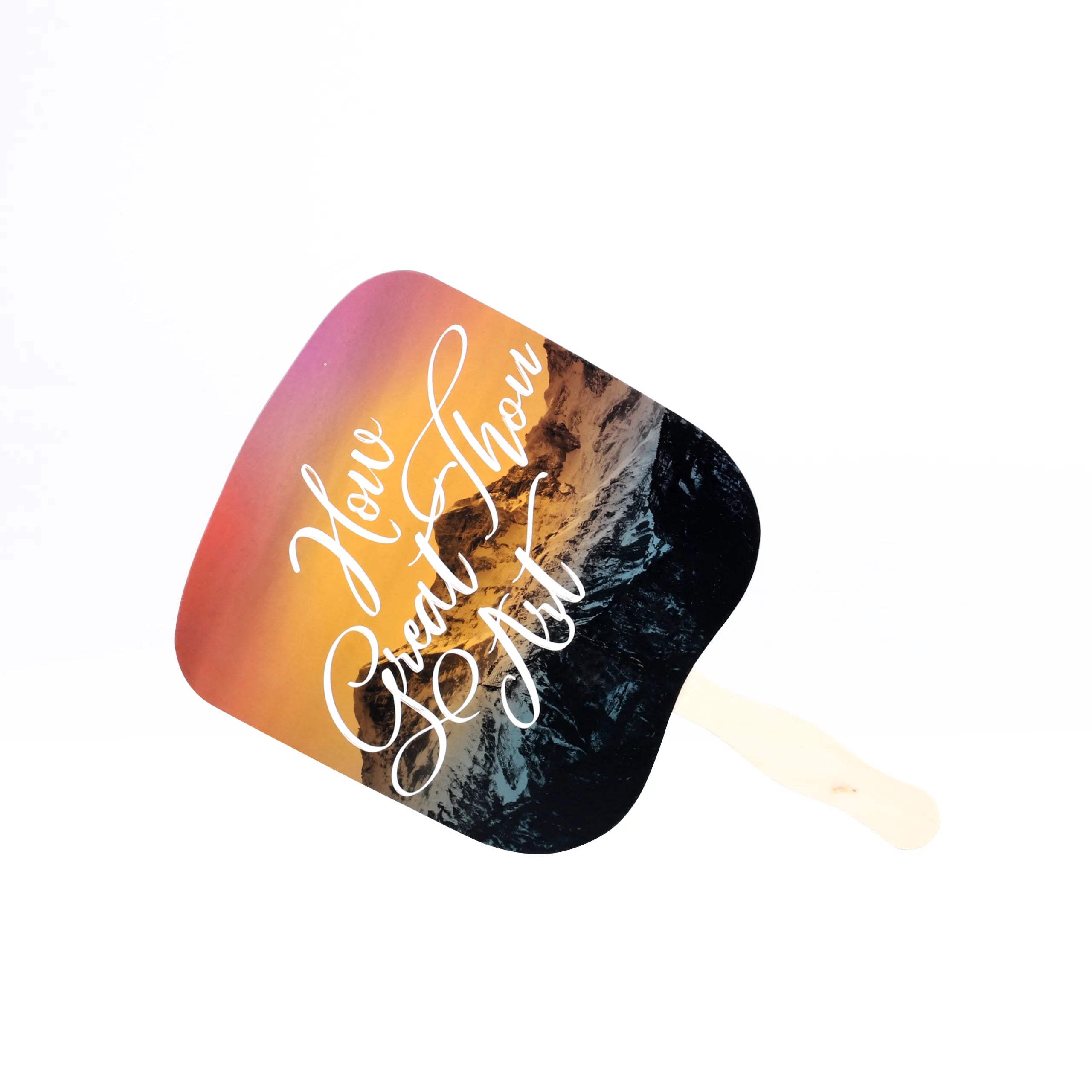 HAND FAN HOW GREAT THOU ART PK50