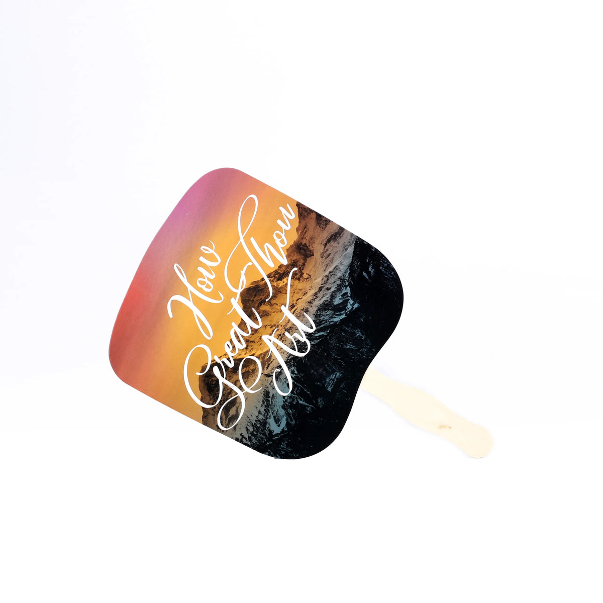 HAND FAN HOW GREAT THOU ART PK50