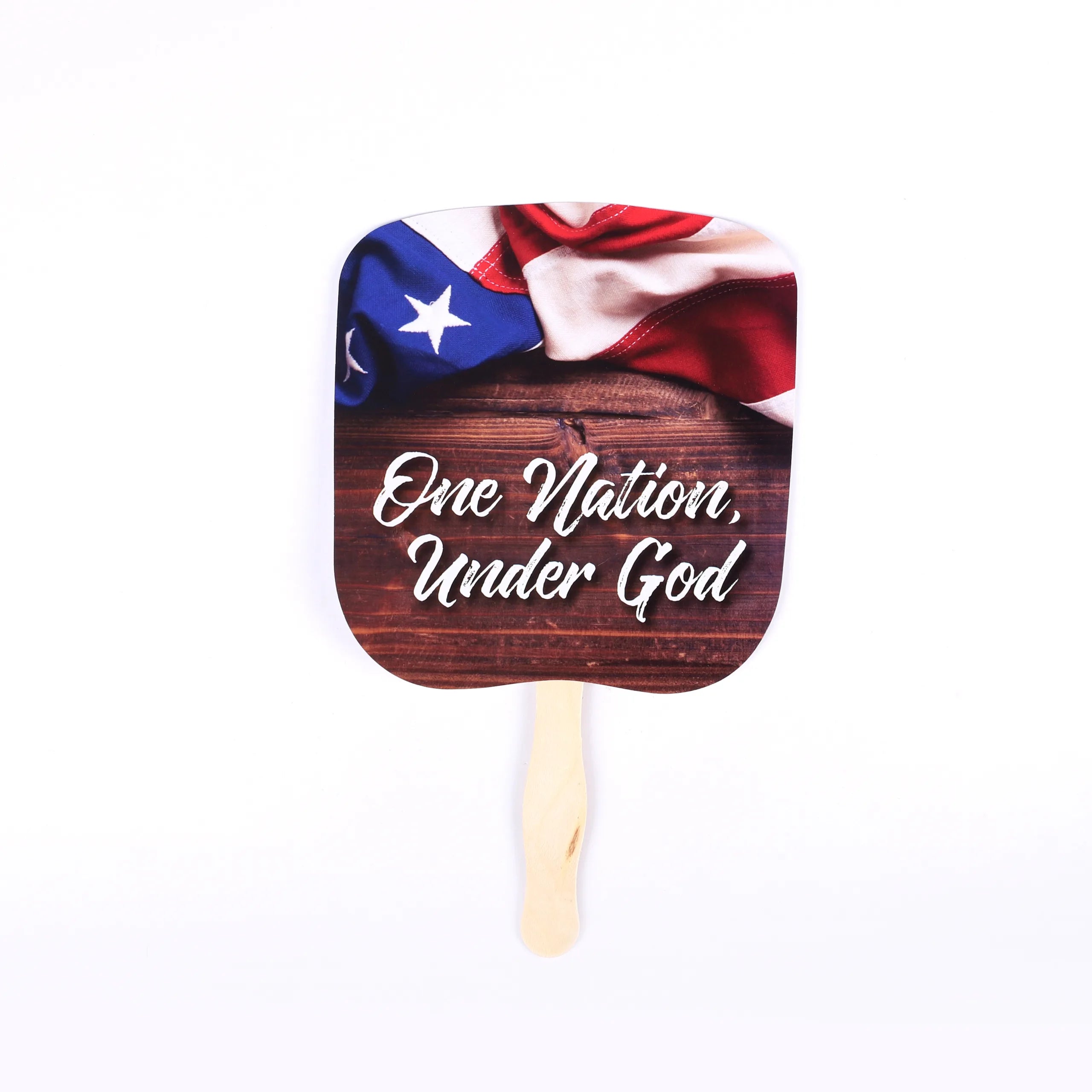 HAND FAN ONE NATION UNDER GOD PK50