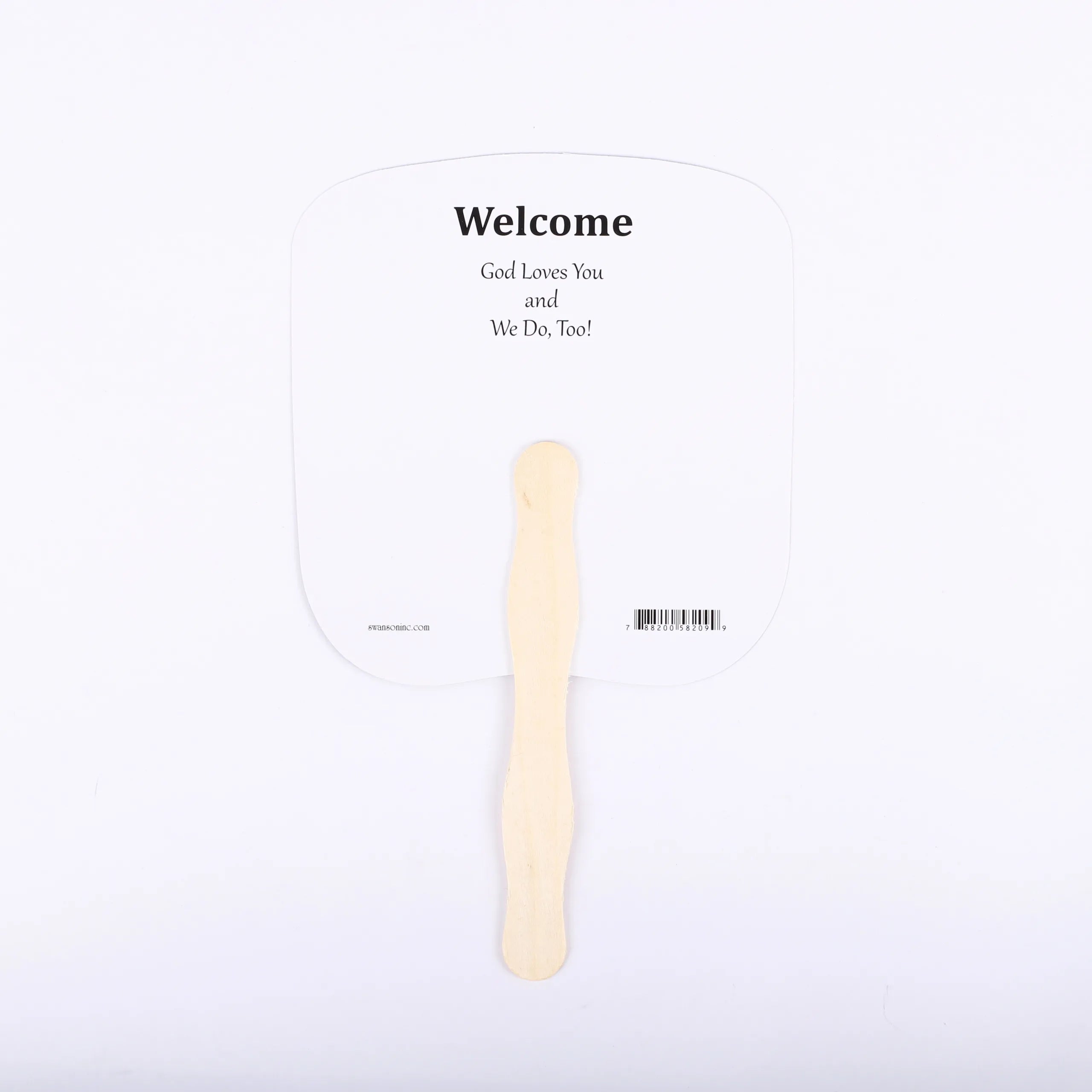 HAND FAN TEN COMMANDMENTS PK50