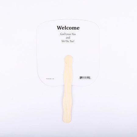HAND FAN TEN COMMANDMENTS PK50