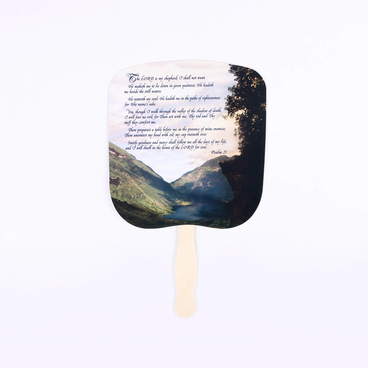 HAND FAN 23RD PSALM PK50