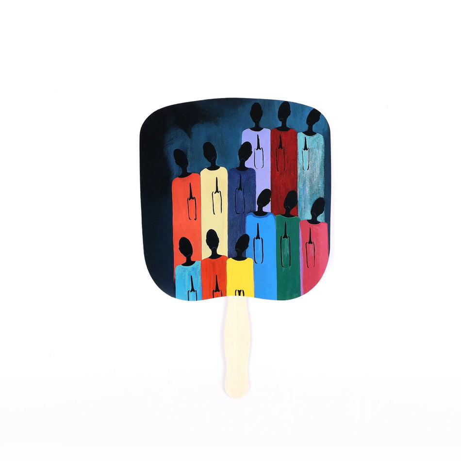Hand Fan – Colorful Choir – Pack of 50