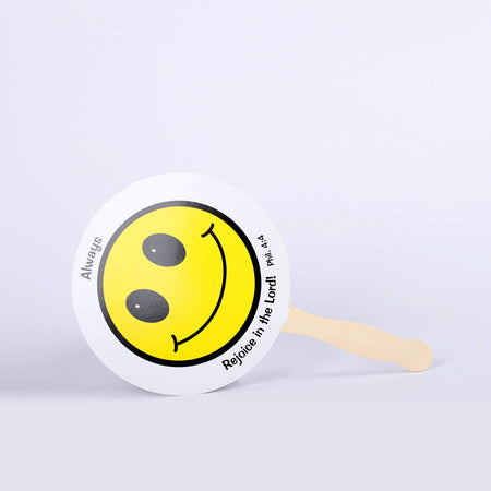 HAND FAN ALWAYS REJOICE PK50