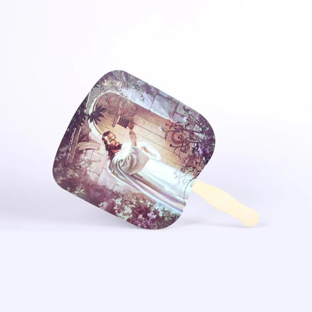 HAND FAN CHRIST KNOCKING PK50