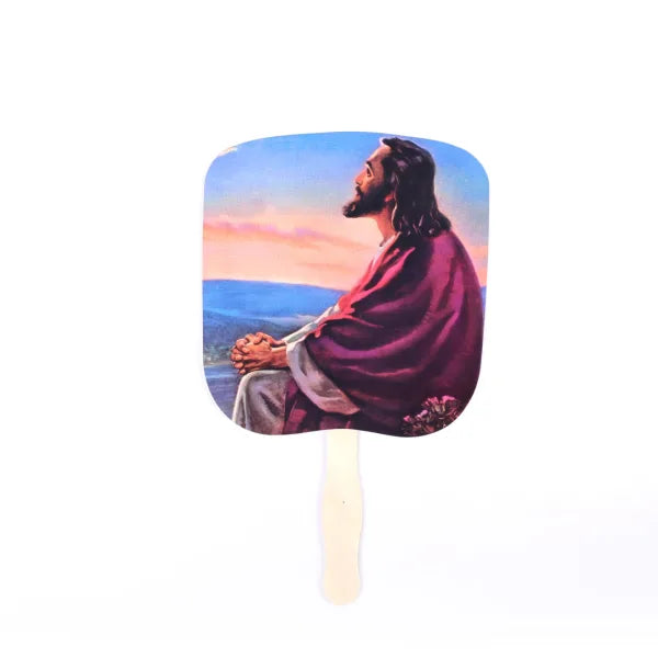 Hand Fan – Christ At Dawn – Pack of 50