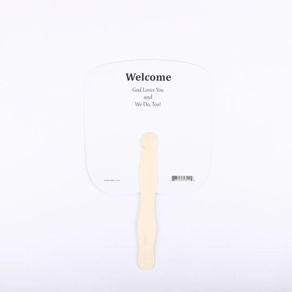 Hand Fan – Chapel On Hill – Pack of 50