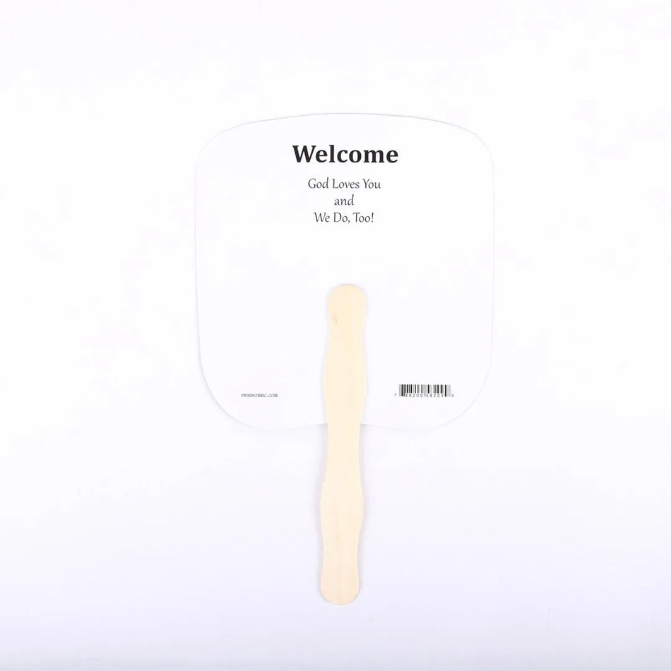 Hand Fan – Blank – Pack of 50
