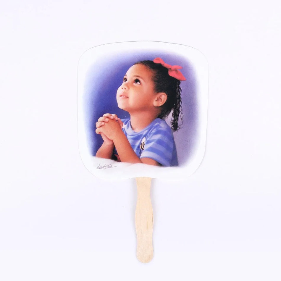 Hand Fan – Prayerful – Pack of 50