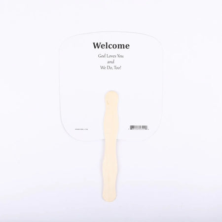 HAND FAN REJOICE IN THE HOUSE OF THE LORD PK50