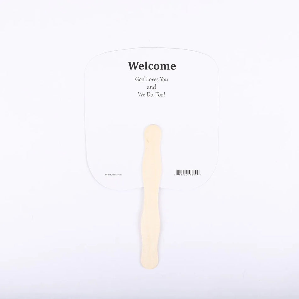Hand Fan – Cross – 50 Pack