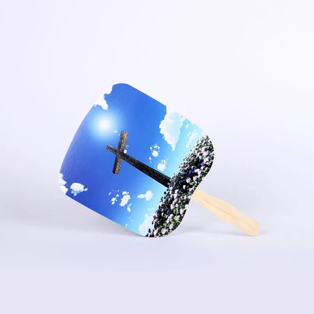 HAND FAN CROSS PK50