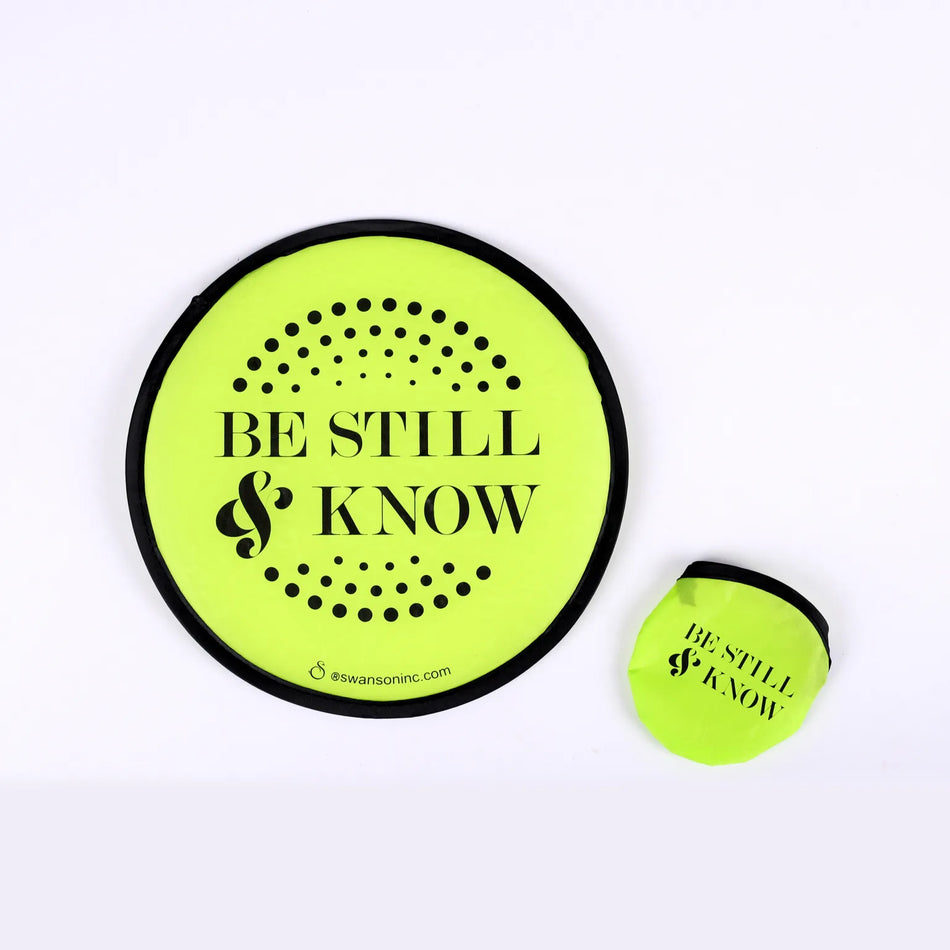 Foldable Hand Fan – Be Still – Pack of 6