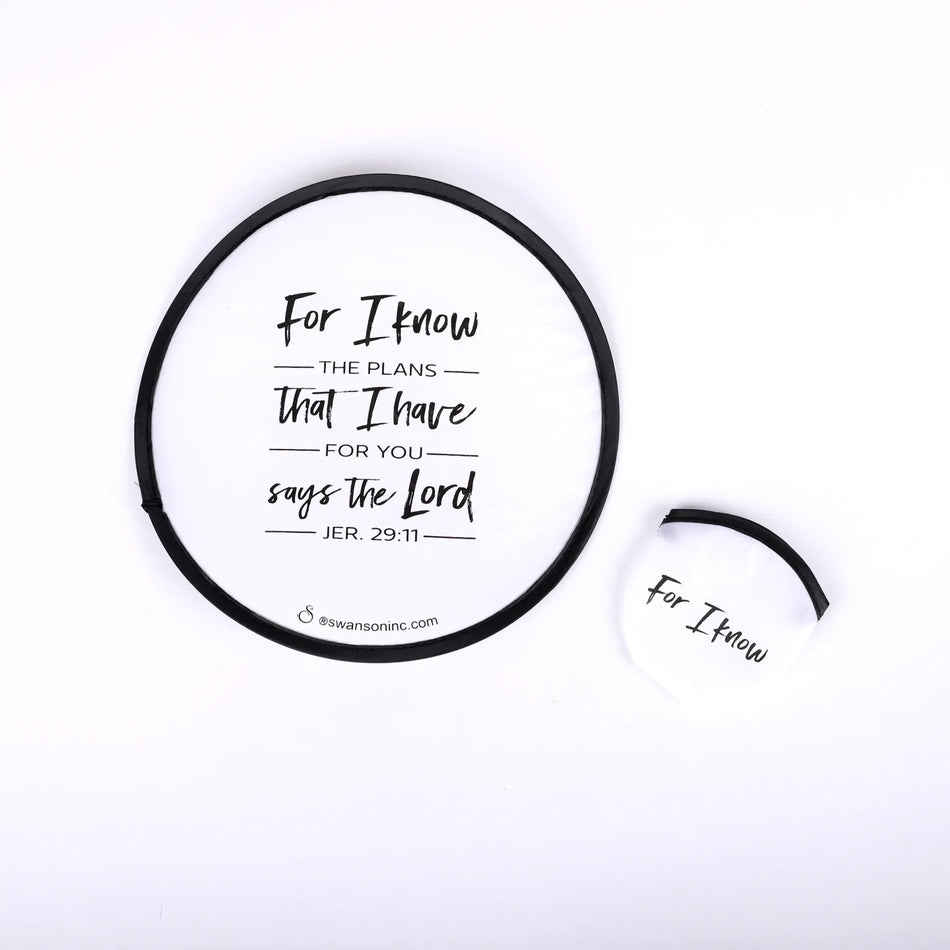 Foldable Hand Fan – Jer. 29:11 – Pack of 6