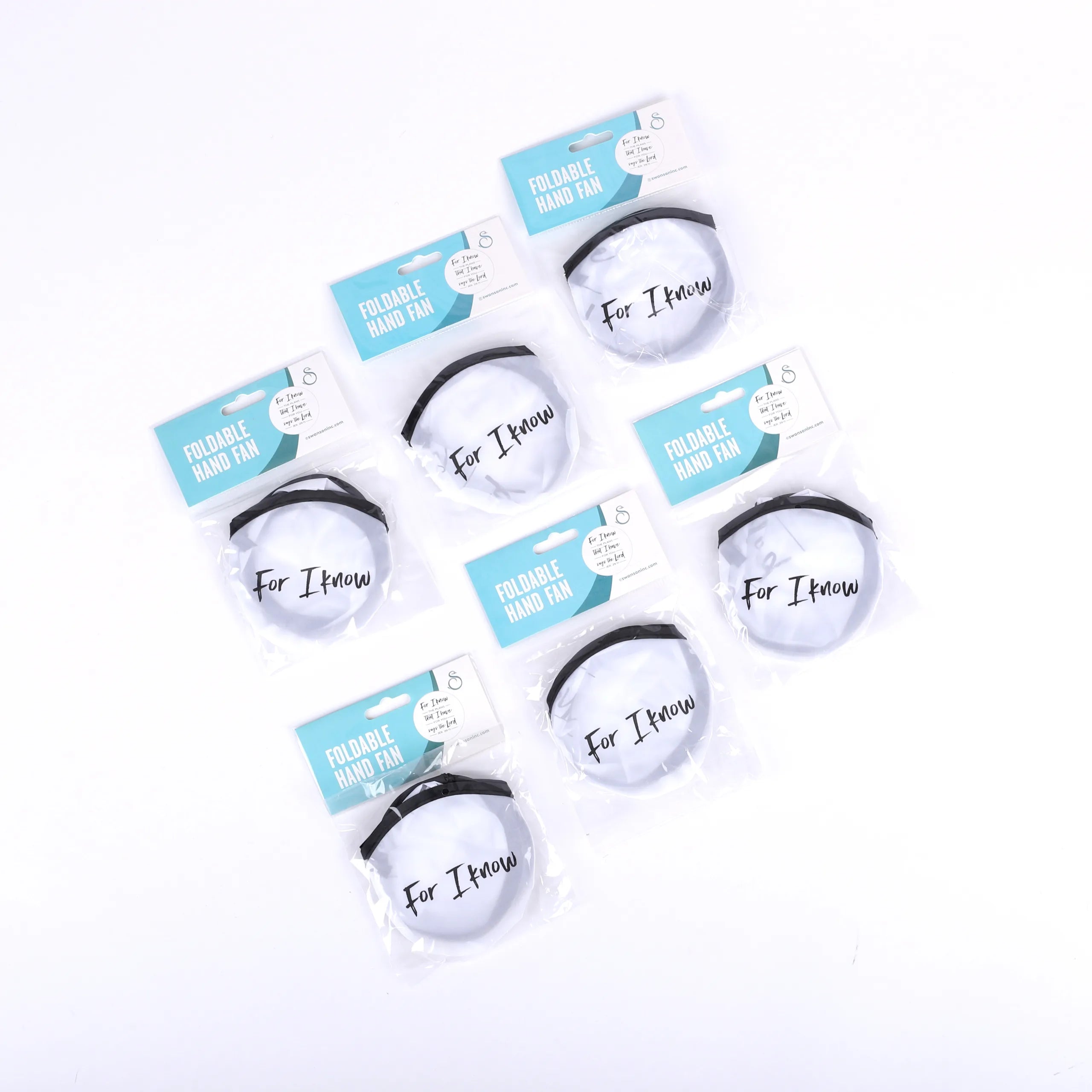 FOLDABLE HAND FAN JER. 29:11 PK6