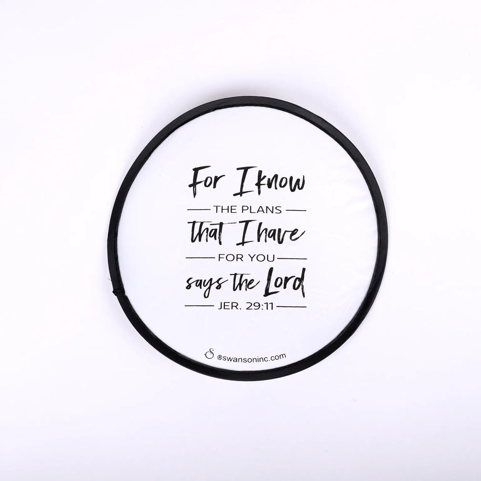 Foldable Hand Fan – Jer. 29:11 – Pack of 6