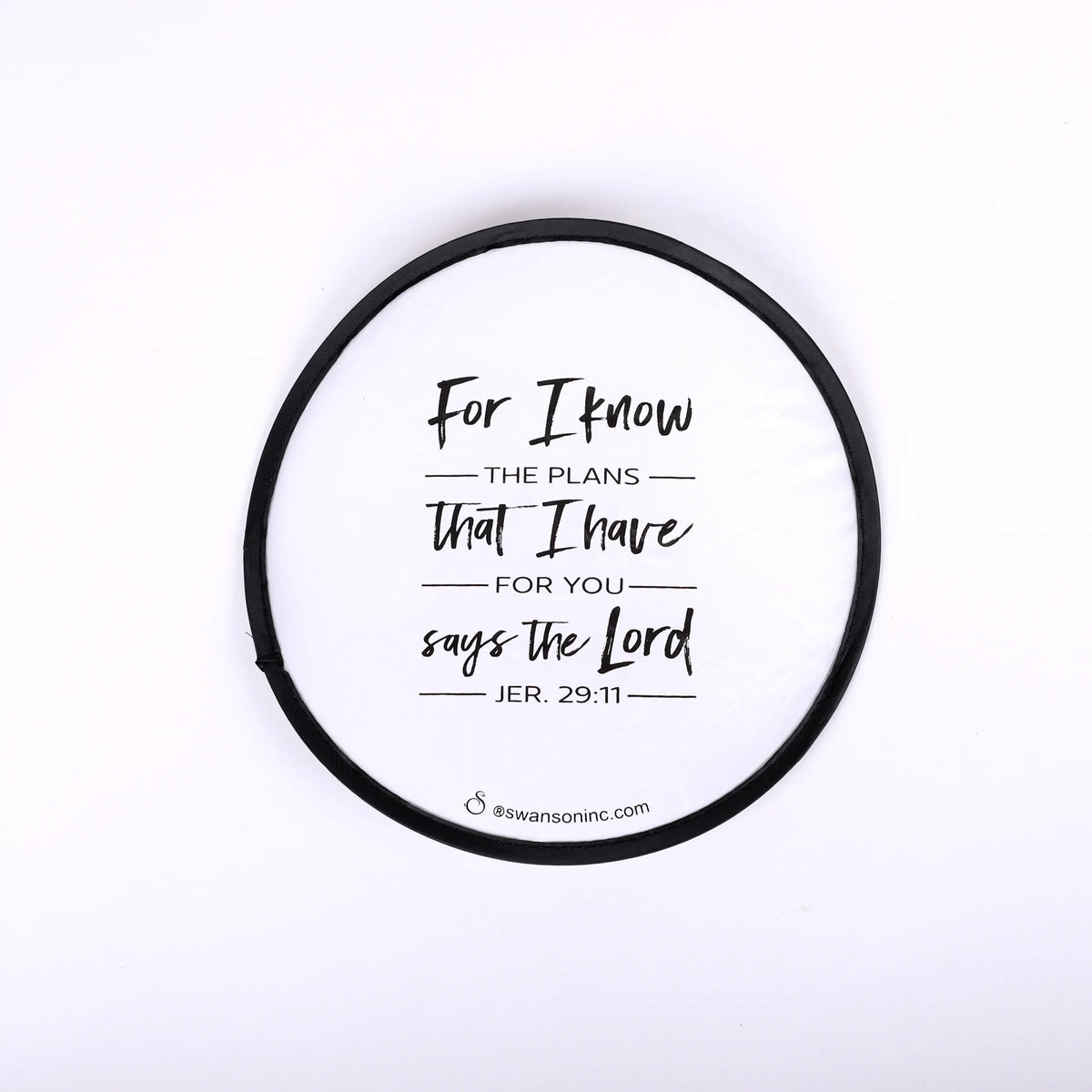 FOLDABLE HAND FAN JER. 29:11 PK6