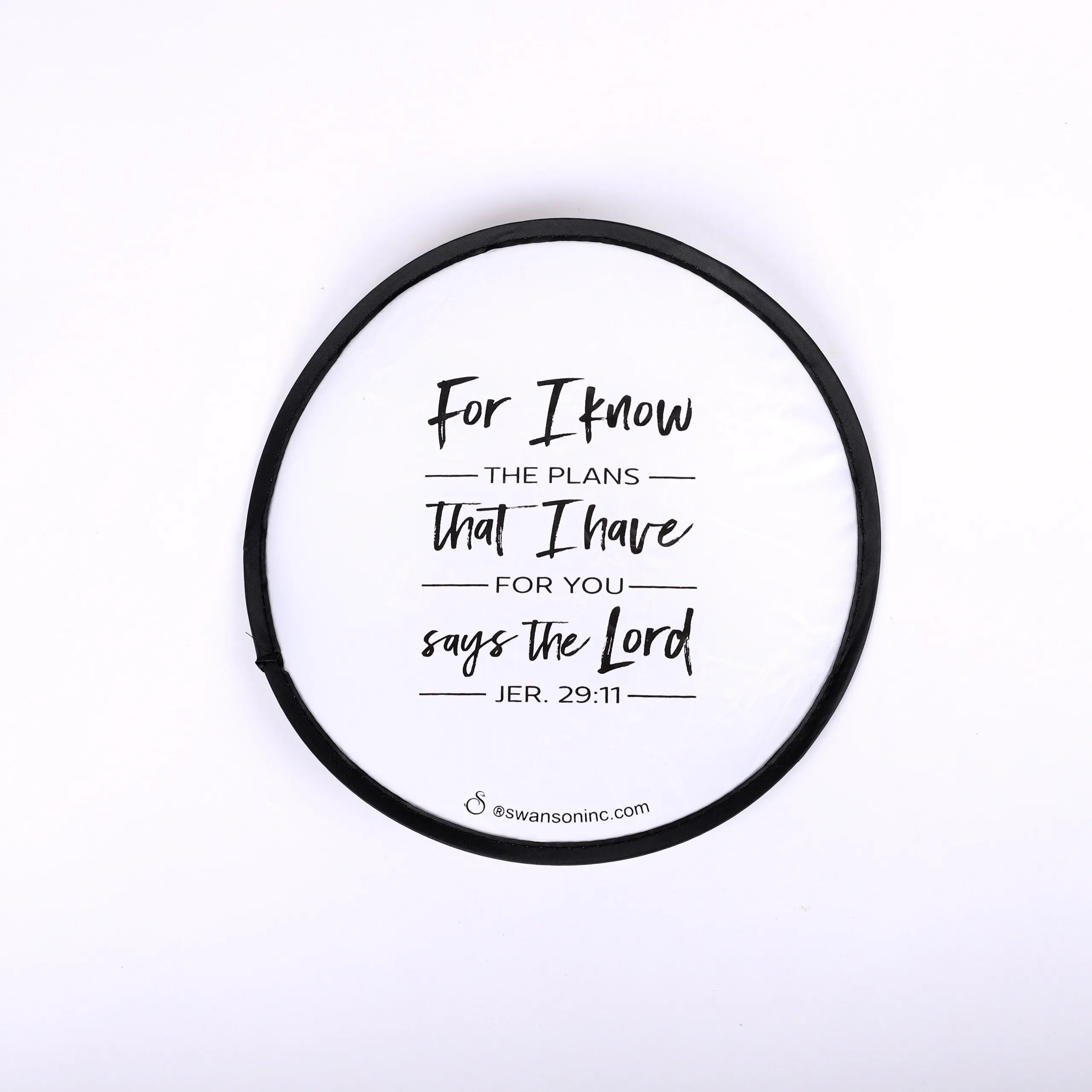 FOLDABLE HAND FAN JER. 29:11 PK6