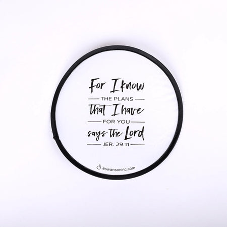 FOLDABLE HAND FAN JER. 29:11 PK6