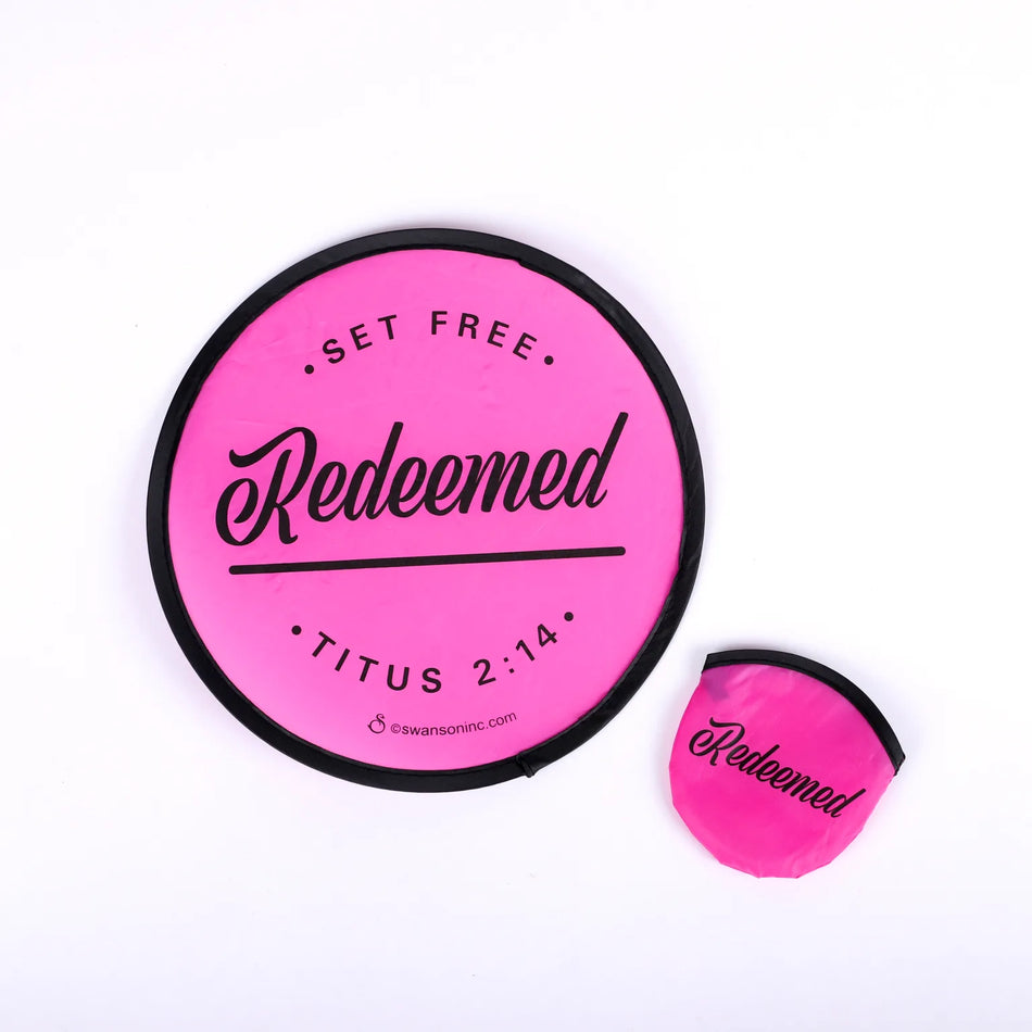 Foldable Hand Fan – Redeemed – Pack of 6