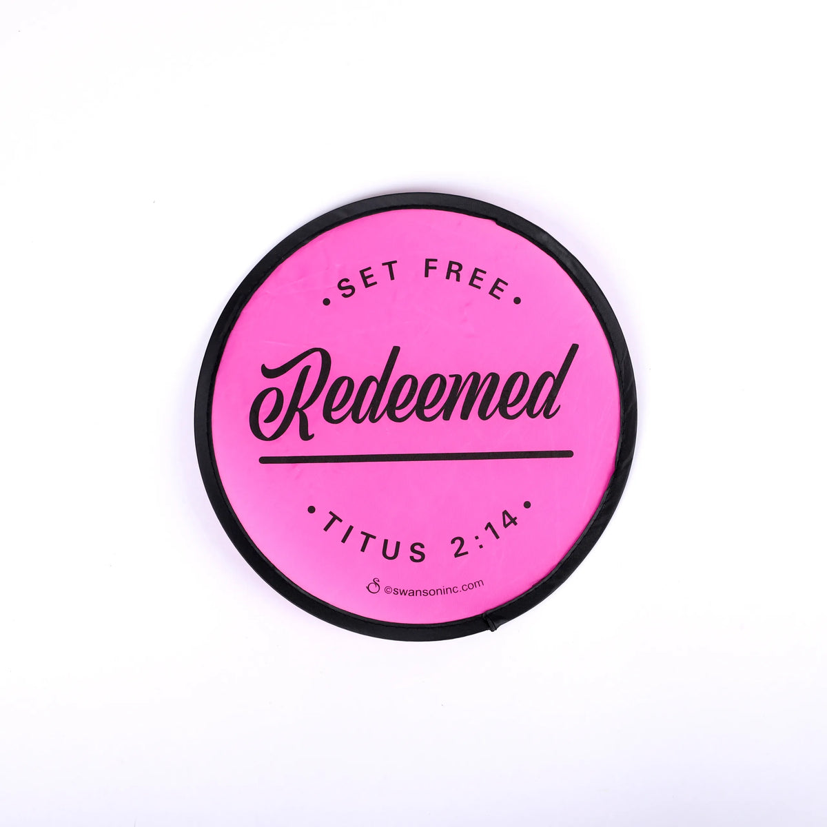 FOLDABLE HAND FAN REDEEMED PK6