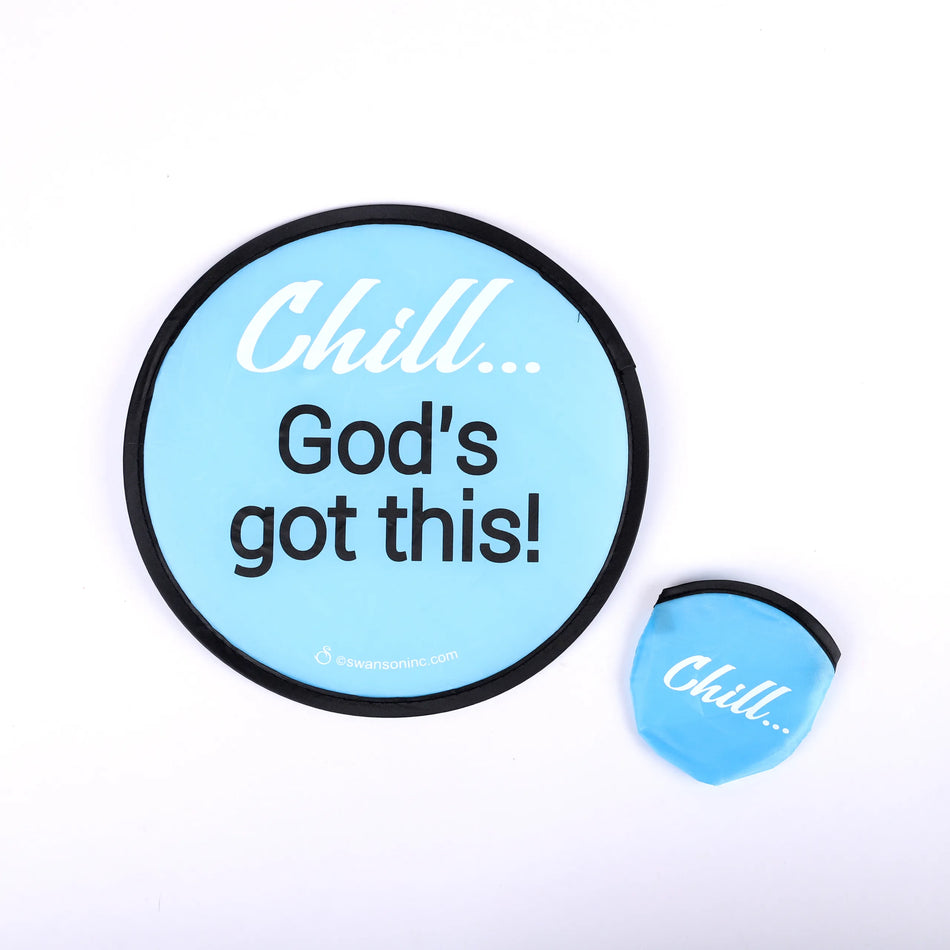 FOLDABLE HAND FAN CHILL PK6