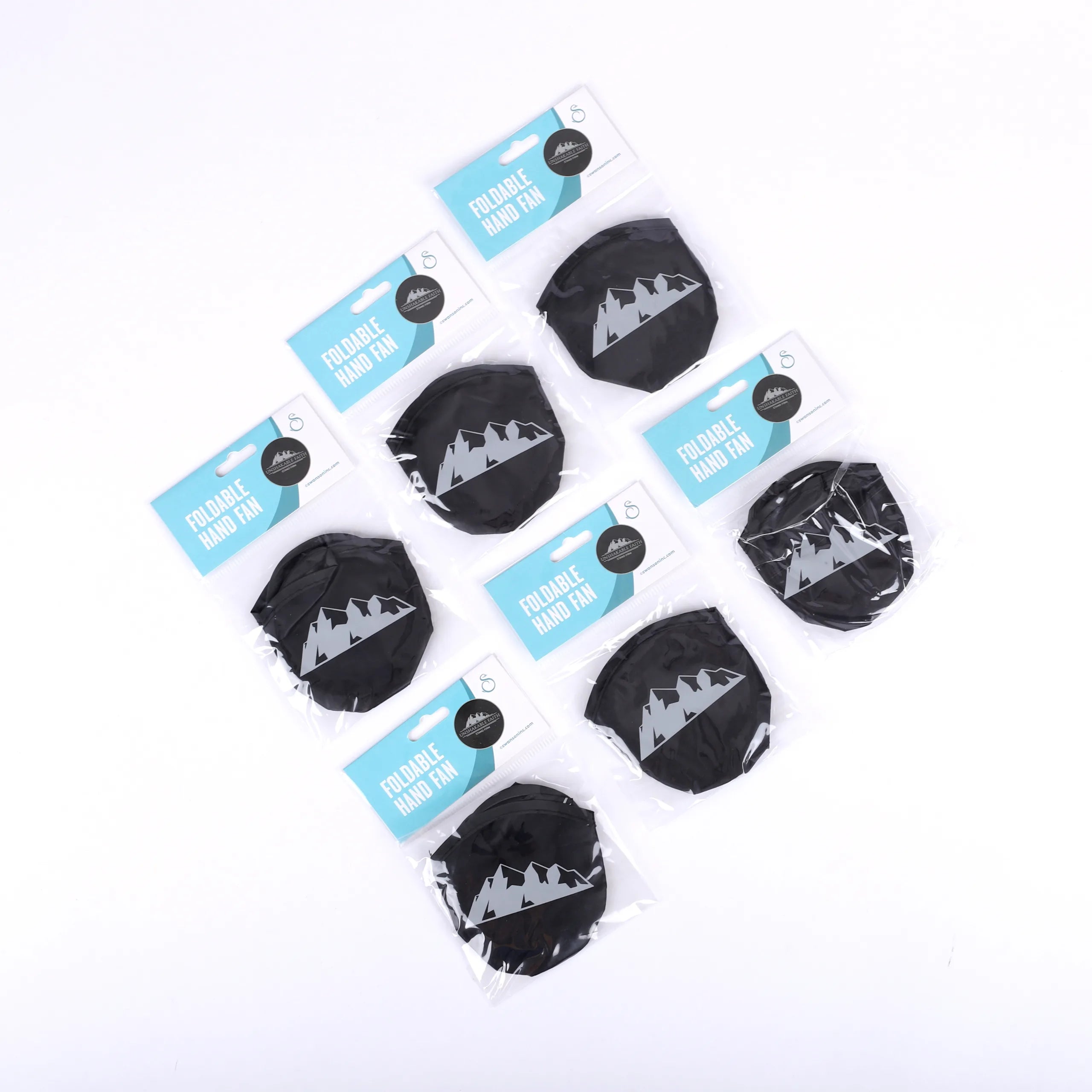 FOLDABLE HAND FAN UNSHAKABLE PK6