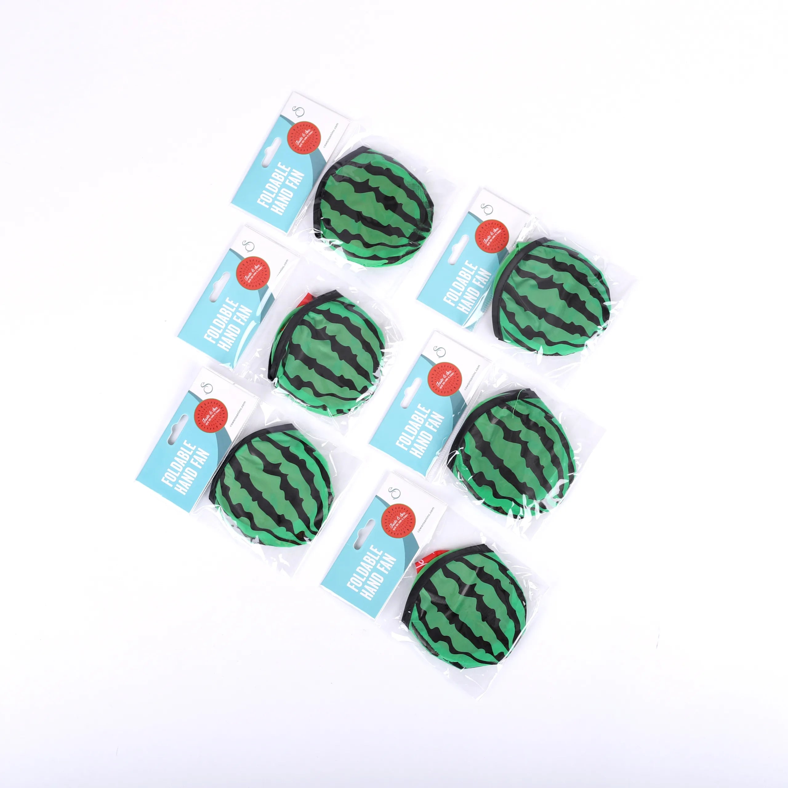 FOLDABLE HAND FAN TASTE & SEE PK6