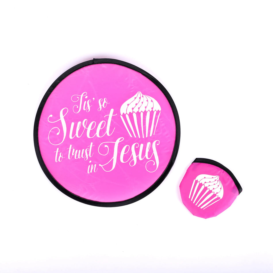 FOLDABLE HAND FAN TIS SO SWEET PK6