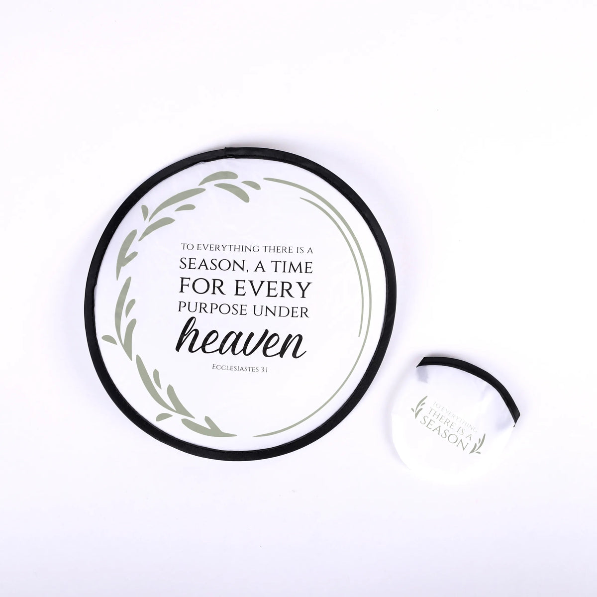 FOLDABLE HAND FAN THERE IS A SEASON PK6