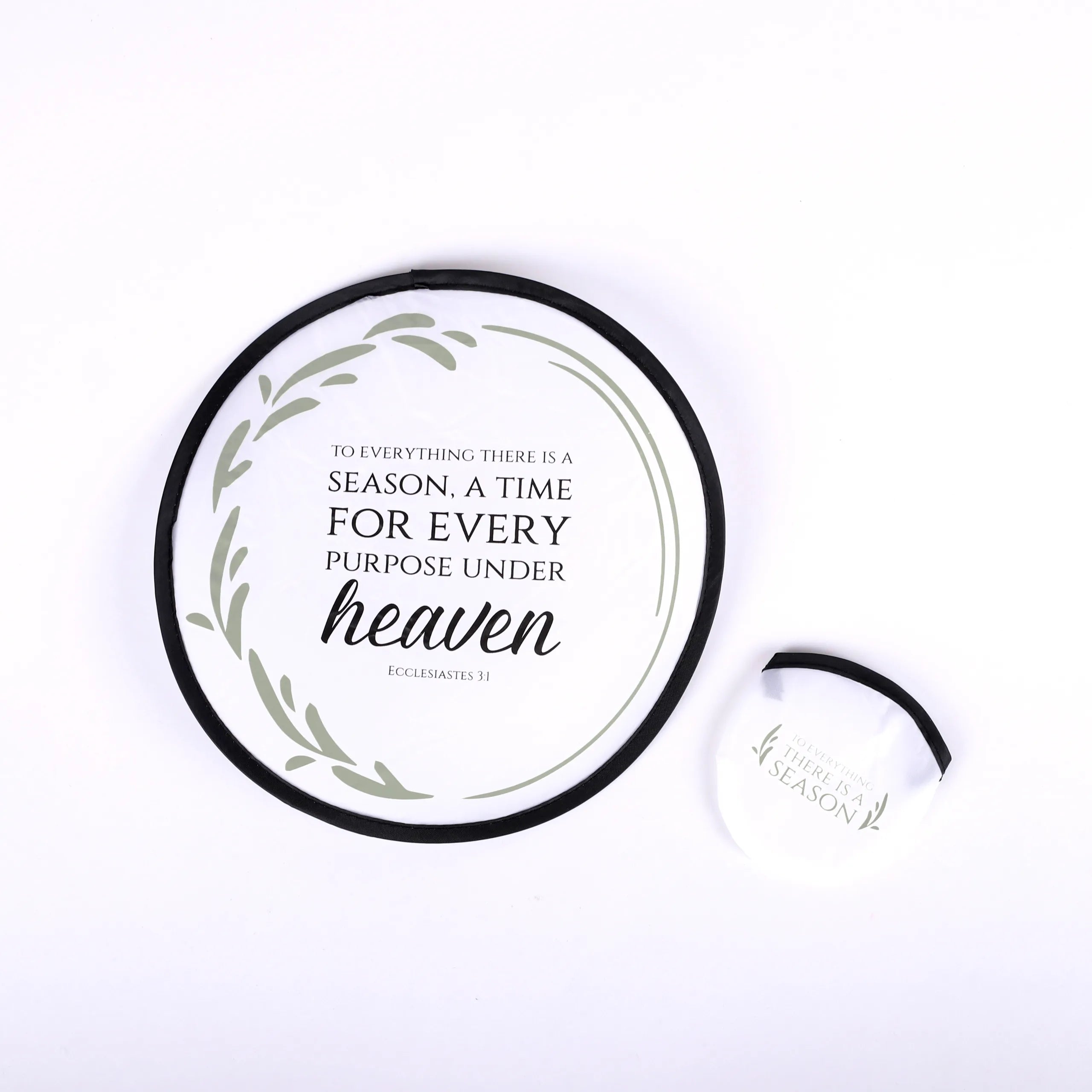 FOLDABLE HAND FAN THERE IS A SEASON PK6