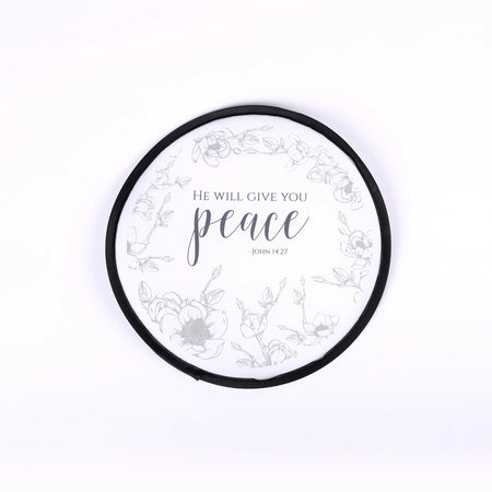 FOLDABLE HAND FAN PEACE PK6