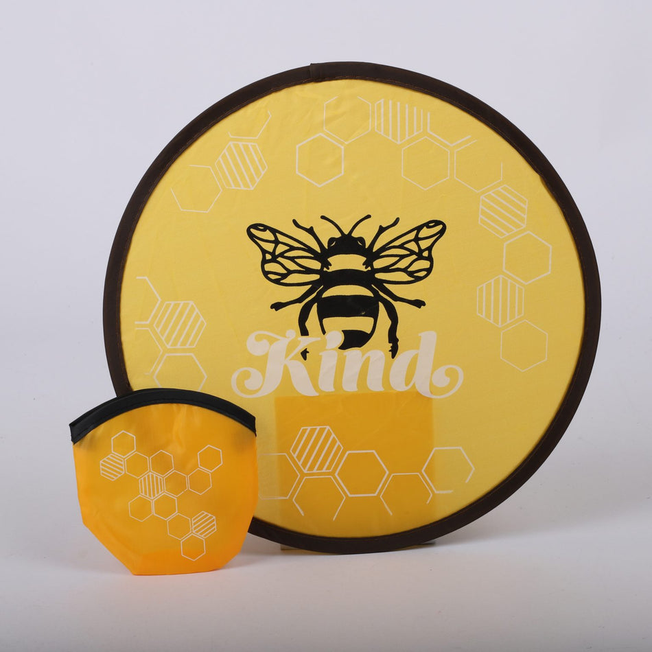 Foldable Hand Fan Bee Kind Pk6