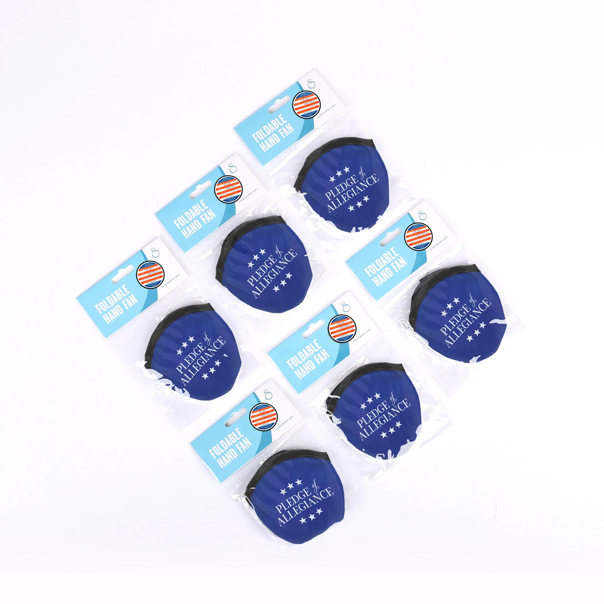 FOLDABLE HAND FAN PLEDGE PK6