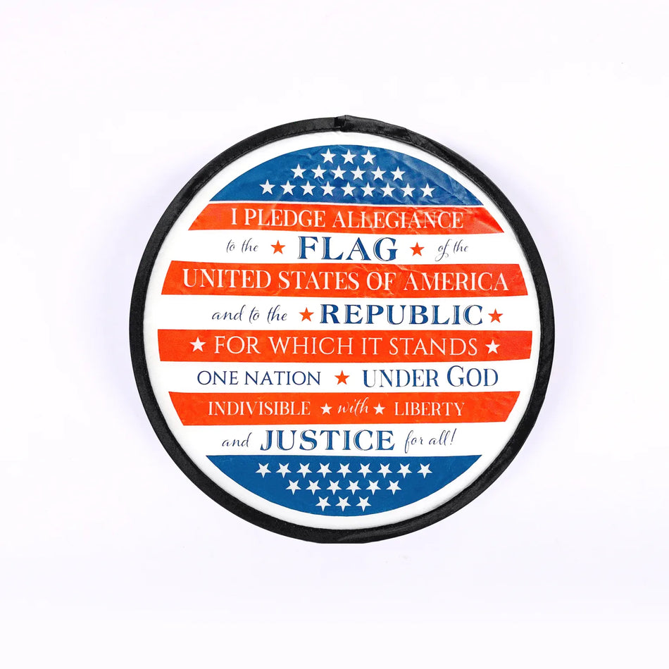 Foldable Hand Fan – Pledge of Allegiance – Pk6