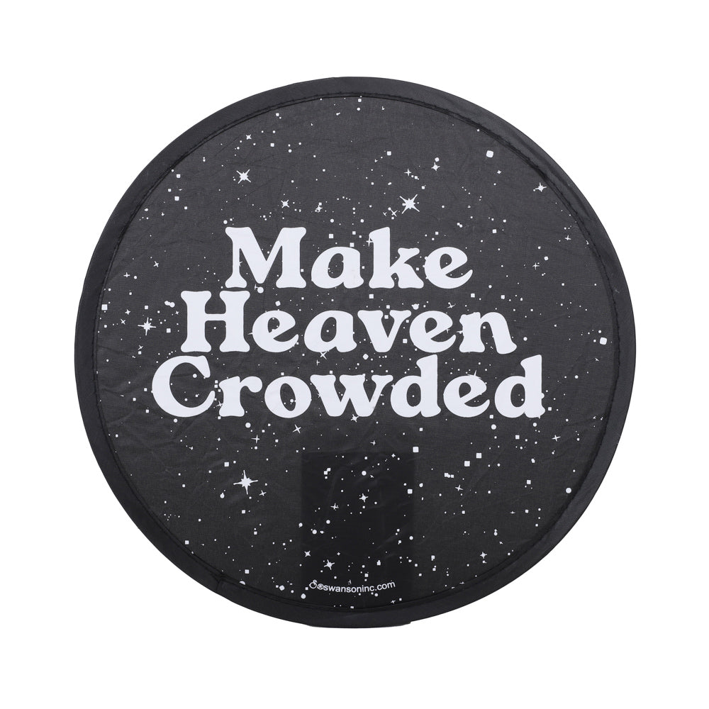 FOLDABLE HAND FAN MAKE HEAVEN PK6