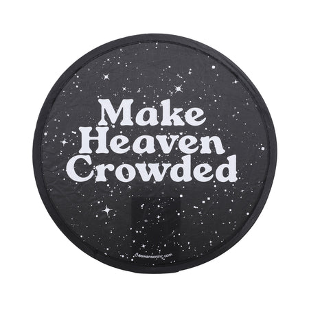 FOLDABLE HAND FAN MAKE HEAVEN PK6