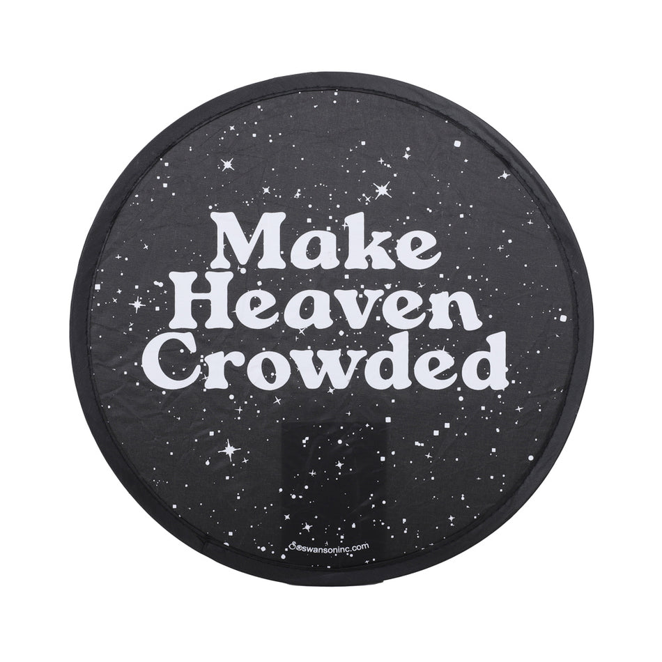 FOLDABLE HAND FAN MAKE HEAVEN PK6