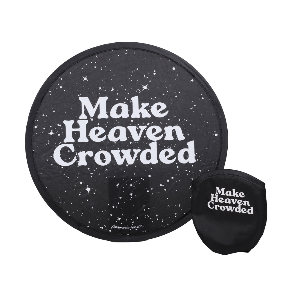 FOLDABLE HAND FAN MAKE HEAVEN PK6