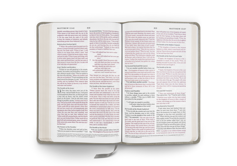 ESV Thinline Bible, Red Letter – Leather (9798874903558) by Crossway, product view 2
