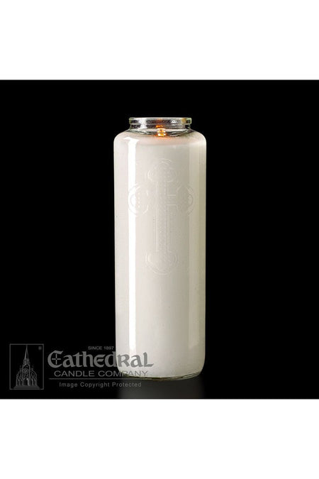 6-Day Crystal Glass Offering Candles - AF216-06 by Anchor Christian Distributors