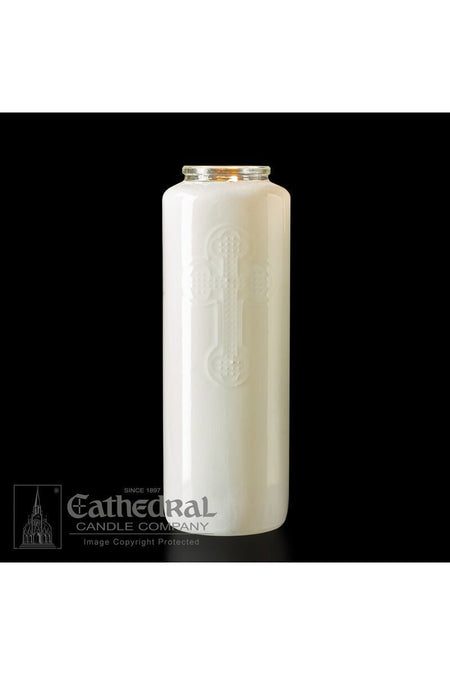 6-Day Opal Glass Offering Candles - AF216-03 by Anchor Christian Distributors