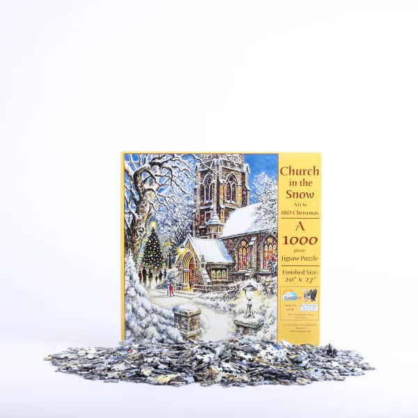 Puzzle – Church In The Snow – 1000 Pc