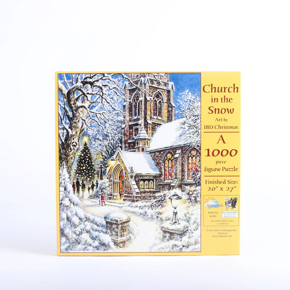PUZZLE CHURCH IN THE SNOW 1000PC